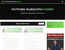 Tablet Screenshot of networkmarketingnation.com